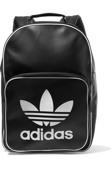 adidas fake leather backpack|Adidas backpack waterproof material.